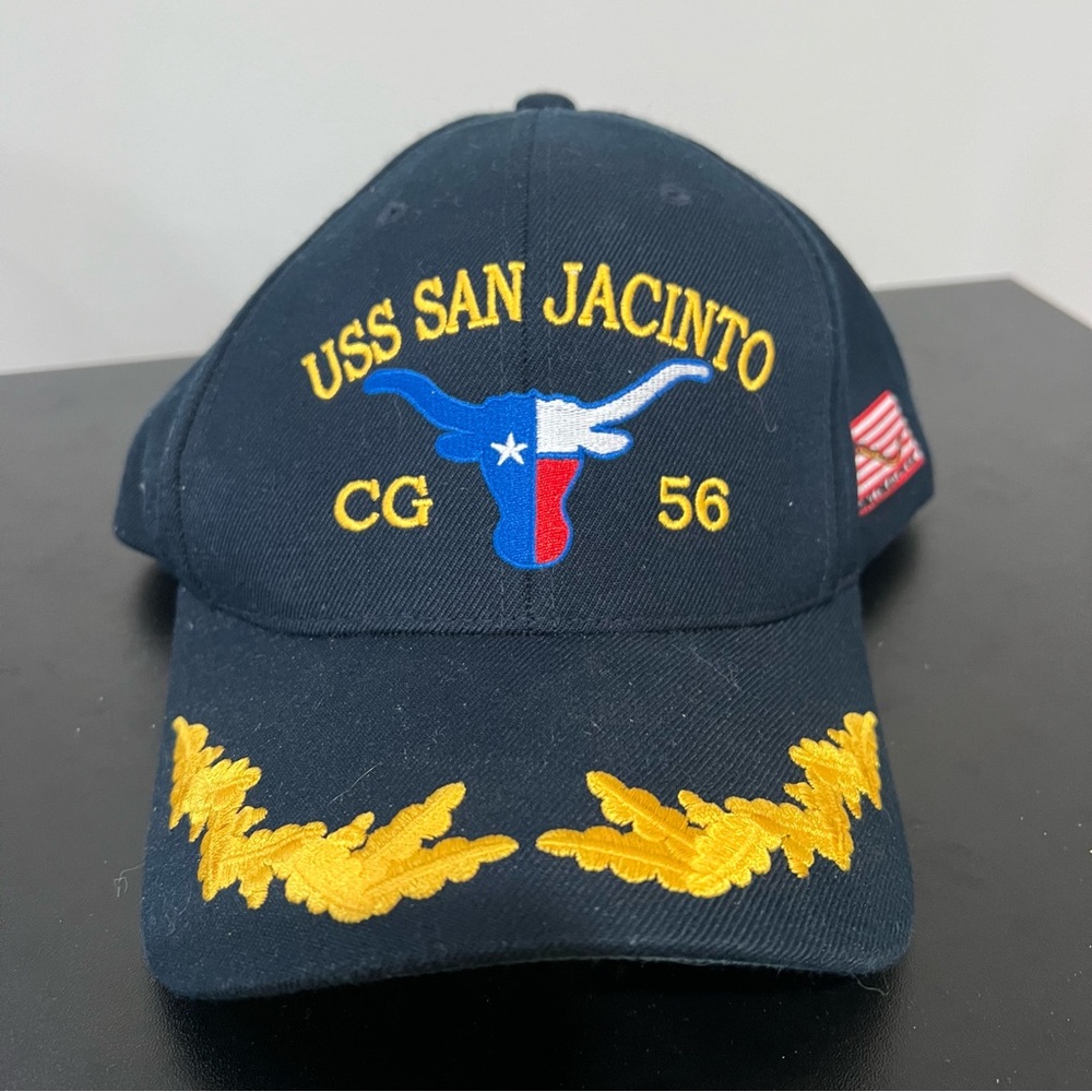 USS San Jacinto CG-56 Guided Missile Cruiser Navy Ship Hat The Corps Embroidered